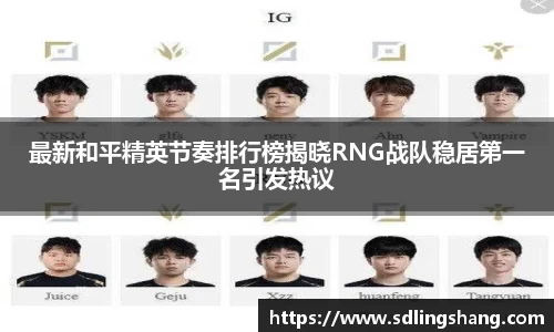 最新和平精英节奏排行榜揭晓RNG战队稳居第一名引发热议