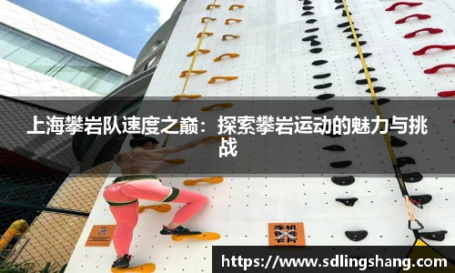上海攀岩队速度之巅：探索攀岩运动的魅力与挑战