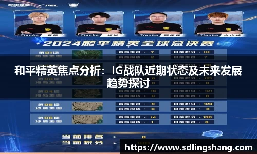 和平精英焦点分析：IG战队近期状态及未来发展趋势探讨